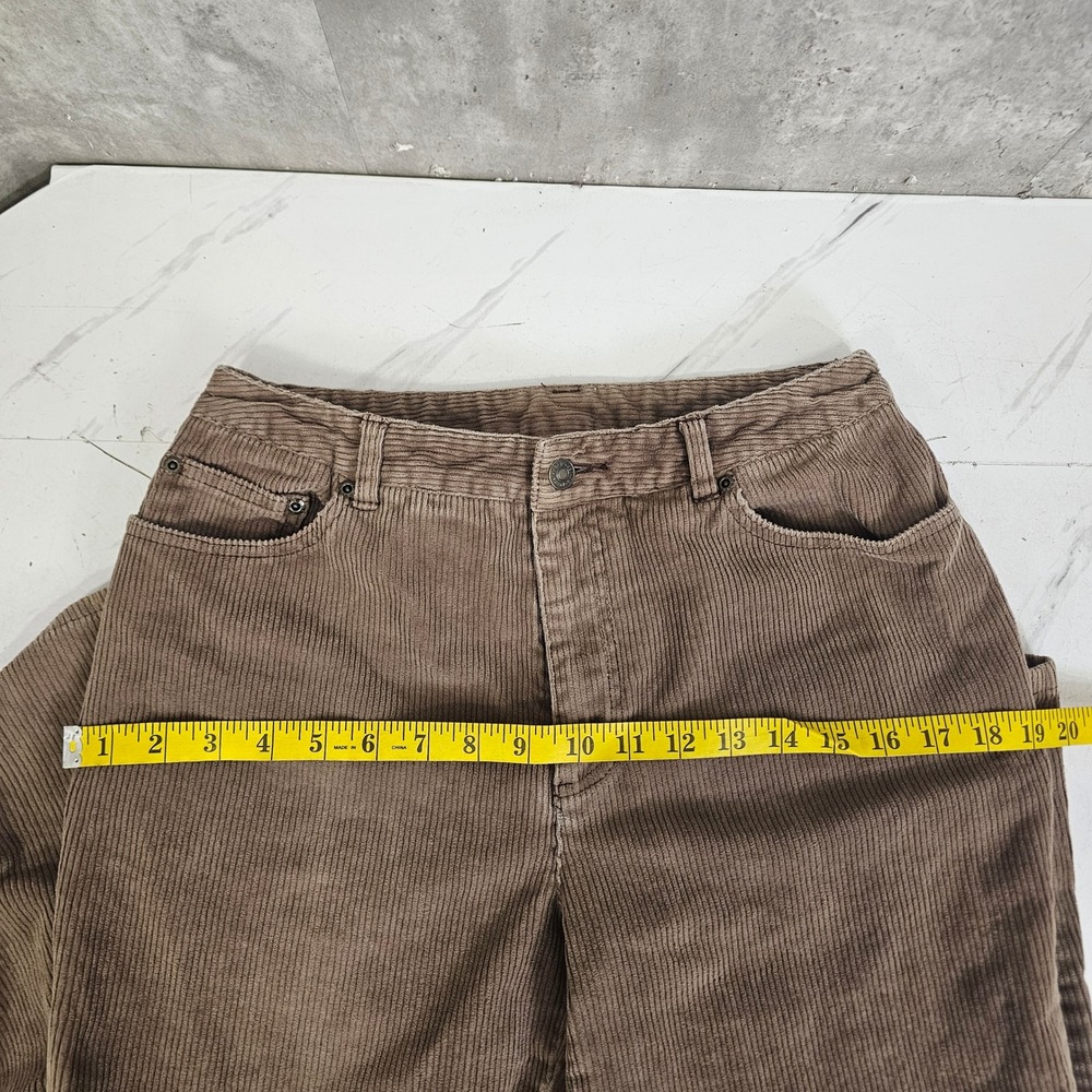 Vintage 90s Newport News Jeanology Brown Corduroy Pants Womens 8 Hong Kong - Picture 5 of 9